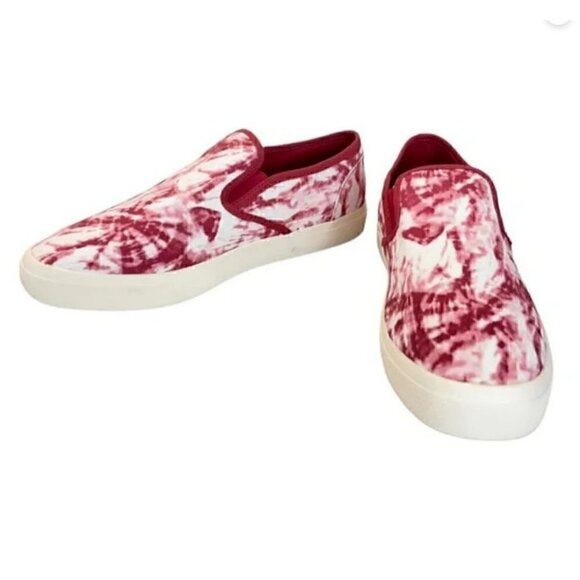Sun + Stone Shoes Mens Reins Slip-on Sneaker Red Tie Dye - Picture 2 of 2